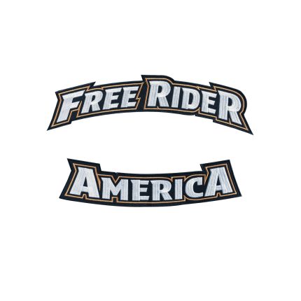 Free Rider top botton patch